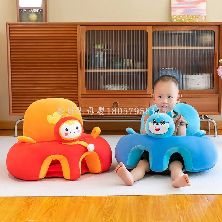 厂家新款毛绒玩具 卡通宝宝椅婴幼儿学座椅防侧翻 安抚宝宝礼物细节图