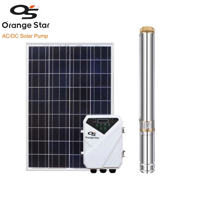 太阳能水泵交流直流AC/DC水泵抽水泵深井水泵12V24V高扬程水泵详情2
