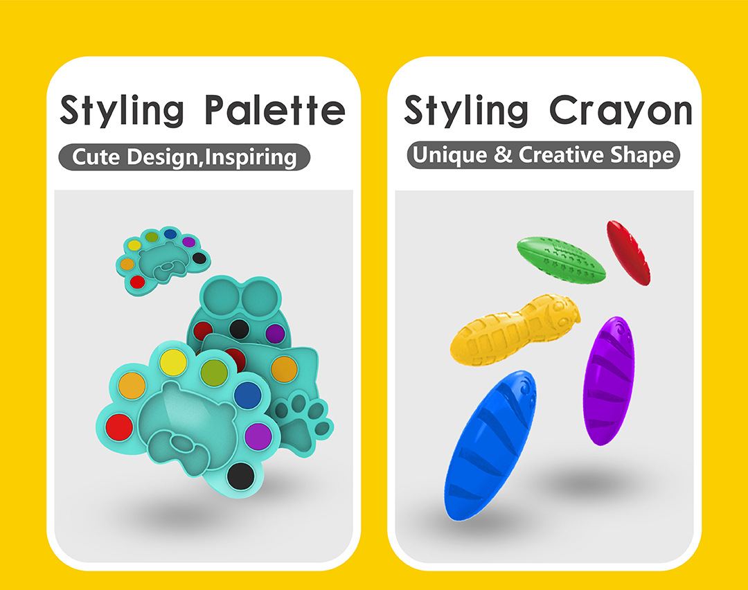 128件学生绘画铝合金礼盒儿童节礼物儿童水彩油画艺术百宝箱批发详情9