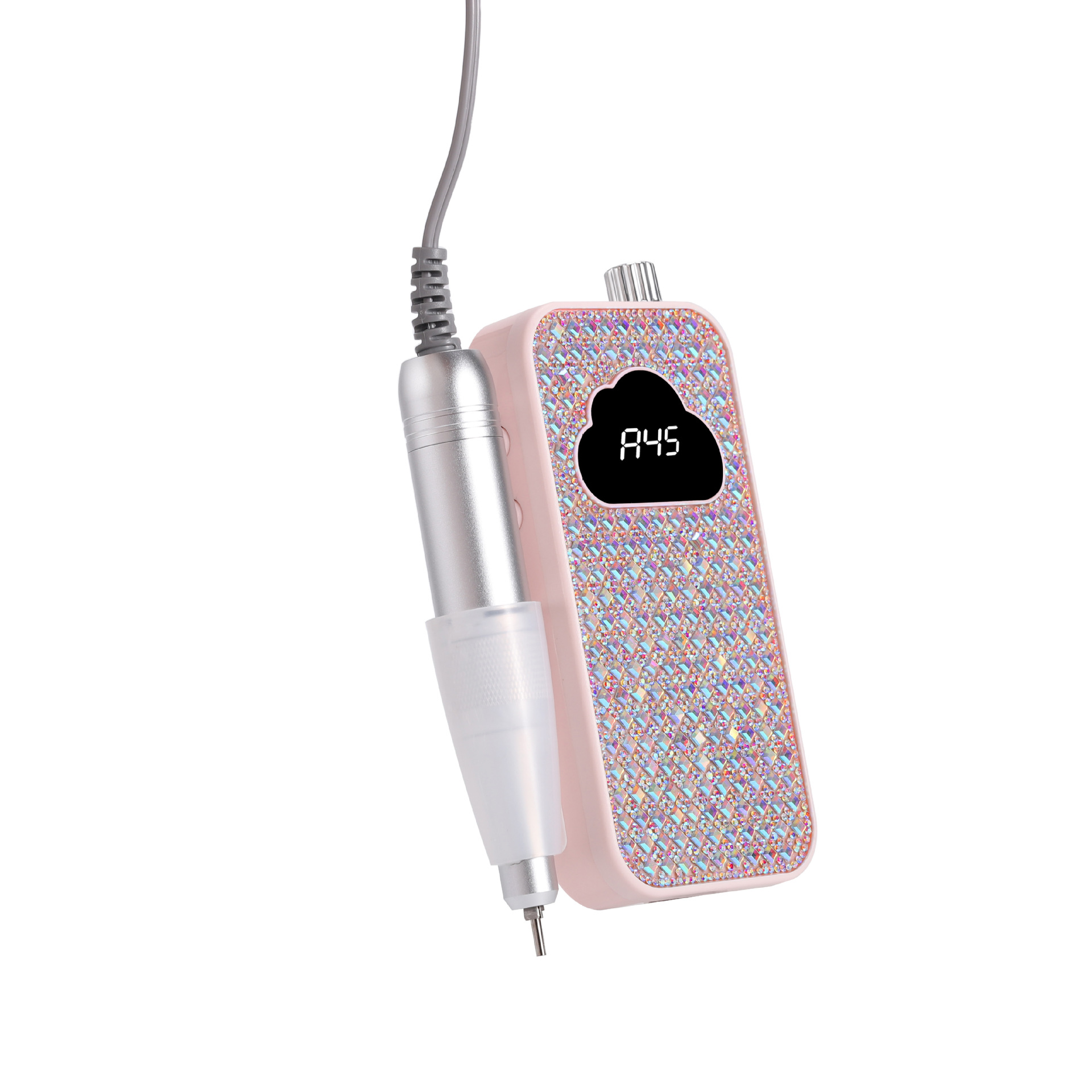 The New Product Sg719 Nail Polish Grinding Machine, With A Speed Range Of 0-45,000 Rpm, Is A Rechargeable, Battery-Charged Nail Polish Remover For Nail Trimming, Nail Removal, And Dead Skin Removal Specification drawing