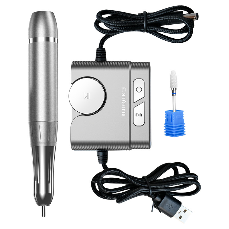 The Factory's Carefully Selected Hollow Cup Nail Polish Grinding Machine Is Low-Noise, Non-Vibrating, Portable Nail Polishing And Nail Removal Device, And Can Be Plugged In Item Picture