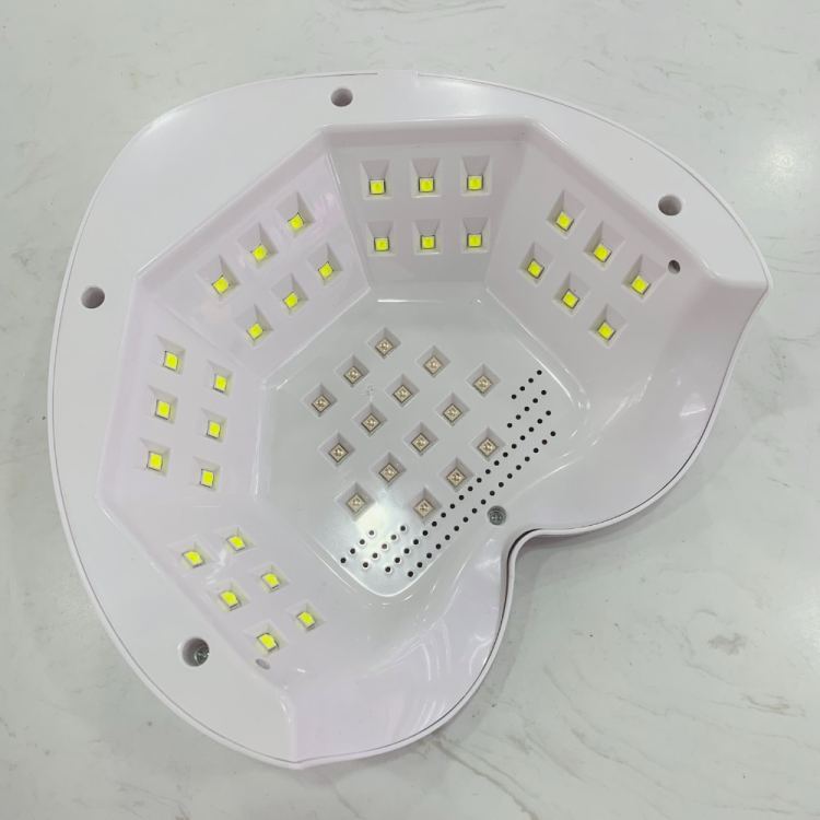 New 288W Heart-Shaped Diamond Nail Polish Lamp, Quick-Drying Nail Polish Glue Without Blackening Hands, Intelligent Sensing Bt7 Item Picture