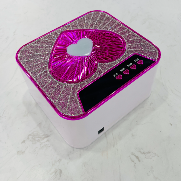 New Electroplated Nail Lamp With 288W High Power, 45 Lamp Beads, Intelligent Sensing And Four-Time Nail Baking Specification drawing