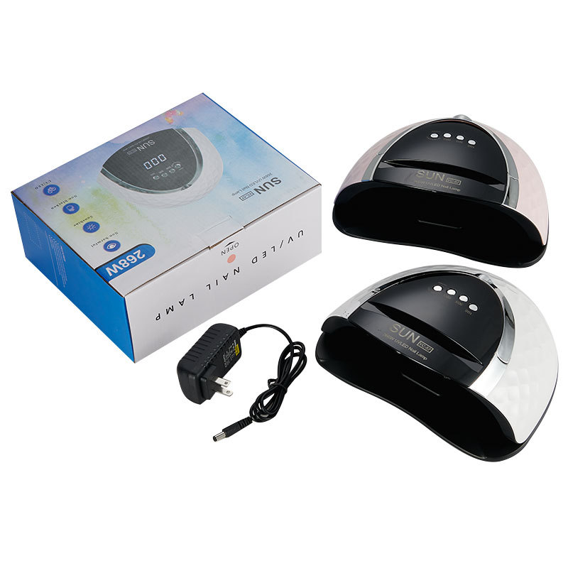 跨境大功率美甲灯速干甲油胶LED光疗灯美甲店专用美甲烤灯不黑手