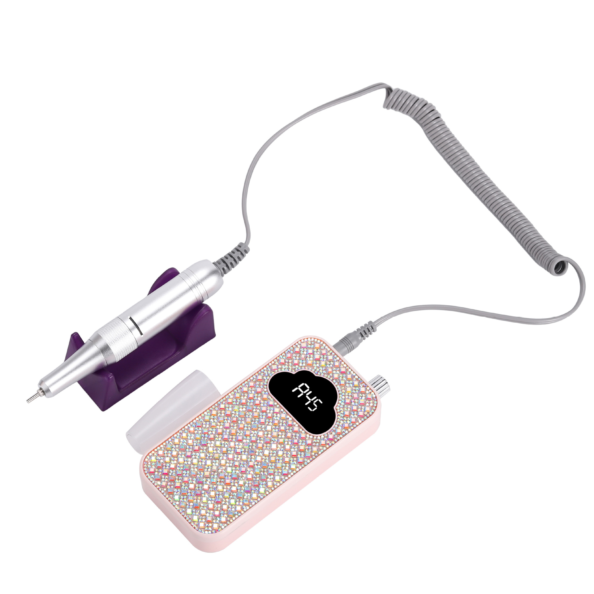 新品sg719美甲打磨机0-45000转指甲磨甲器充电蓄电修甲卸甲去死皮