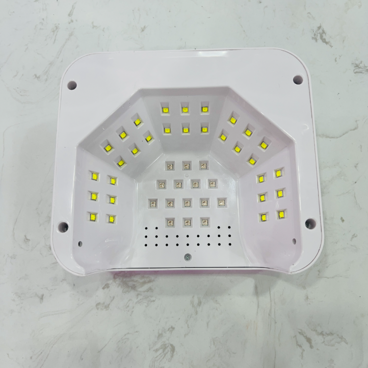 New Electroplated Nail Lamp With 288W High Power, 45 Lamp Beads, Intelligent Sensing And Four-Time Nail Baking Application Scenario