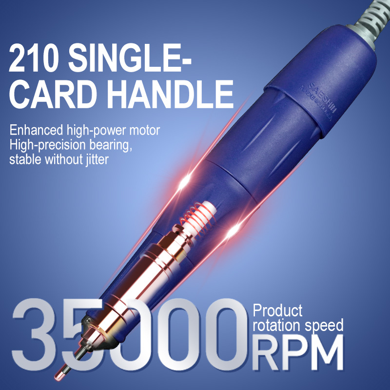 跨境专供B350strong maxone牙机雕刻机美甲打磨机35000转专业卸甲