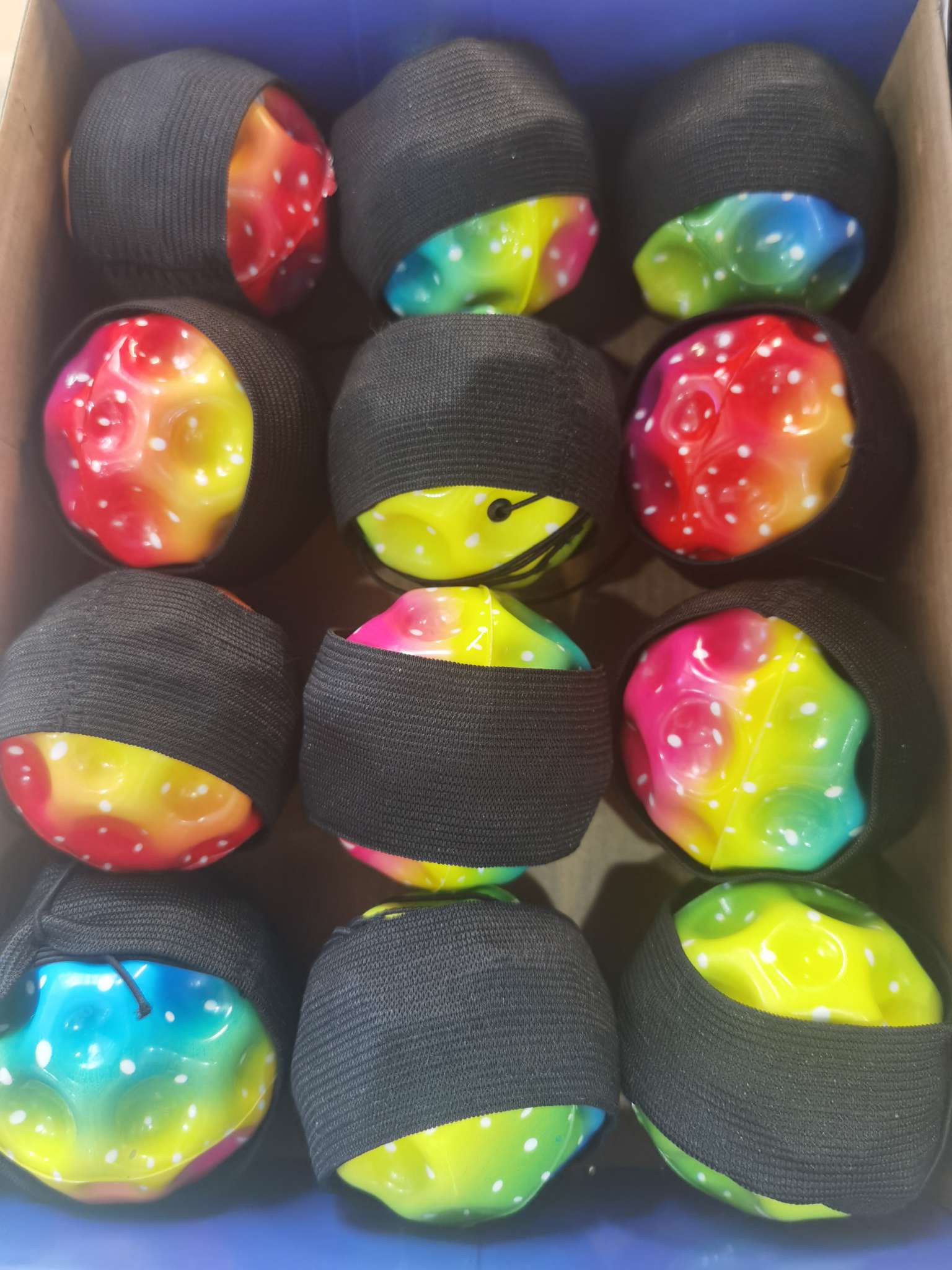 高弹球，可带灯带手腕，国内外供货厂家直销详情2