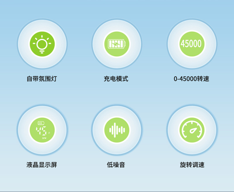 便携式充电蓄电美甲打磨机专业电动卸甲器手持指甲抛光打磨笔迷你详情2