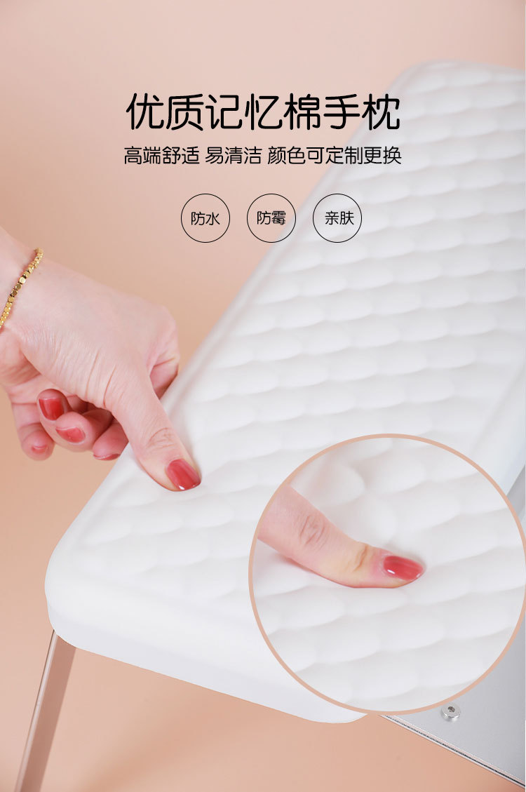 源头工厂新款F4美甲修脚枕打磨卸甲离心涡轮吸尘器可调节吸力风声详情2