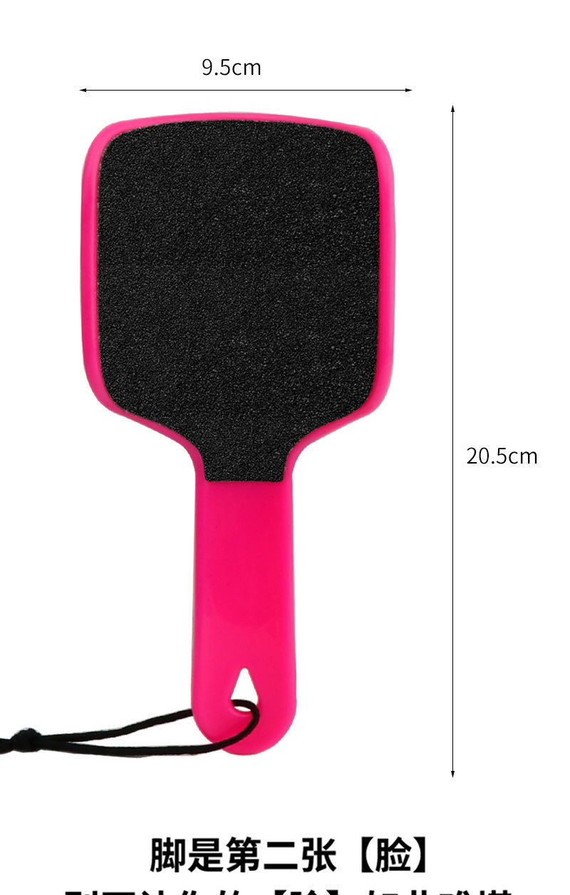 Cross-border U-shaped foot scrubbing board, a double-sided foot skin scrubbing tool, a heel pedicure tool for removing calluses, a foot scrubbing stone, and a foot file pic 3