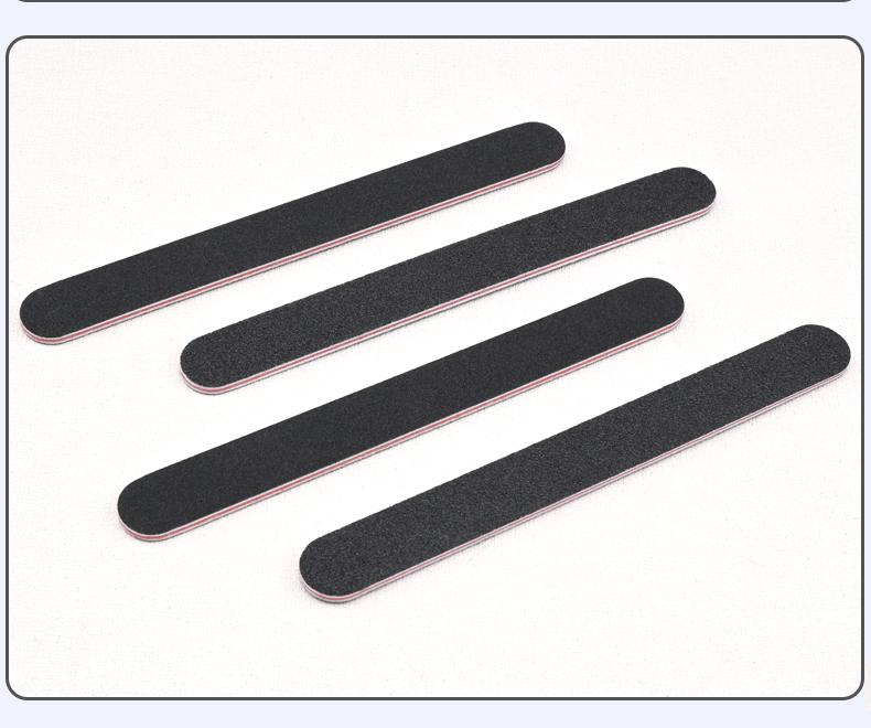Black nail files, nail sanding strips, nail scrubs, double-sided nail tools, grinding strips, factory direct sales pic 9