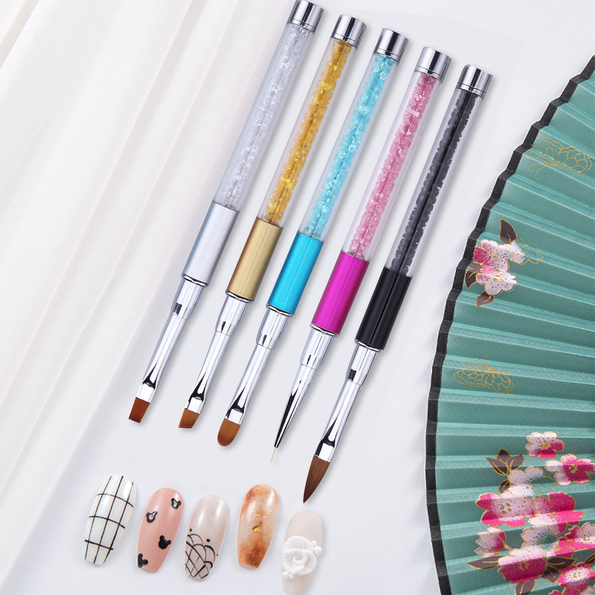 Nail art tools, pens, crystal carved pens, phototherapy pens, powder painting pens, nail art tools, nail art brushes wholesale pic 4