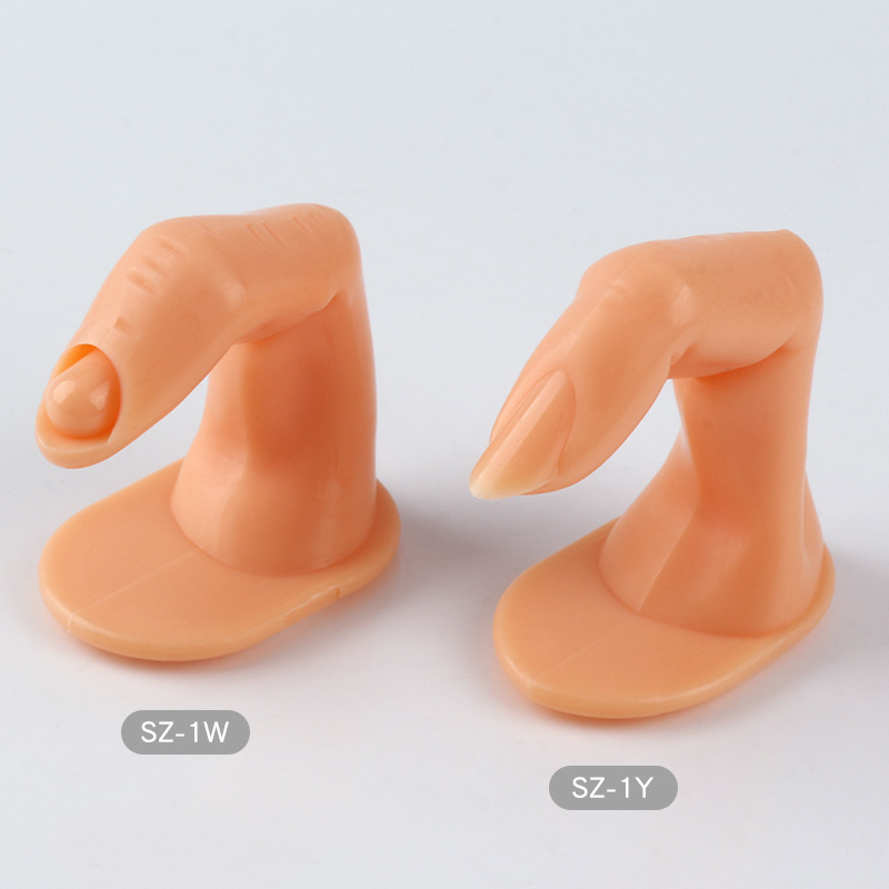 Beginner's practice tools for manicure artificial fingers: with or without nails, adhesive adhesive artificial fingers, and wholesale of simulated artificial nails Specification image