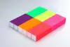Nail sponge file, tofu block, fluorescent hand trimming file, four-sided nail surface polishing file, factory direct sales details Picture