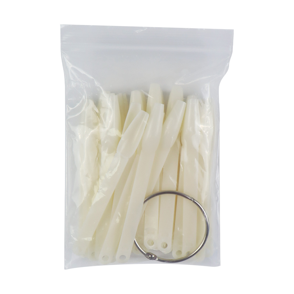 The cross-border nail salon uses a 50-piece bagged transparent iron ring nail polish color palette for nail polish practice fan-shaped color cards Application Scenario