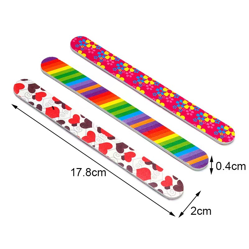Factory direct sales of nail printing, double-sided nail files, EVA nail sanding strips, sand strips, special for nail trimming and shaping