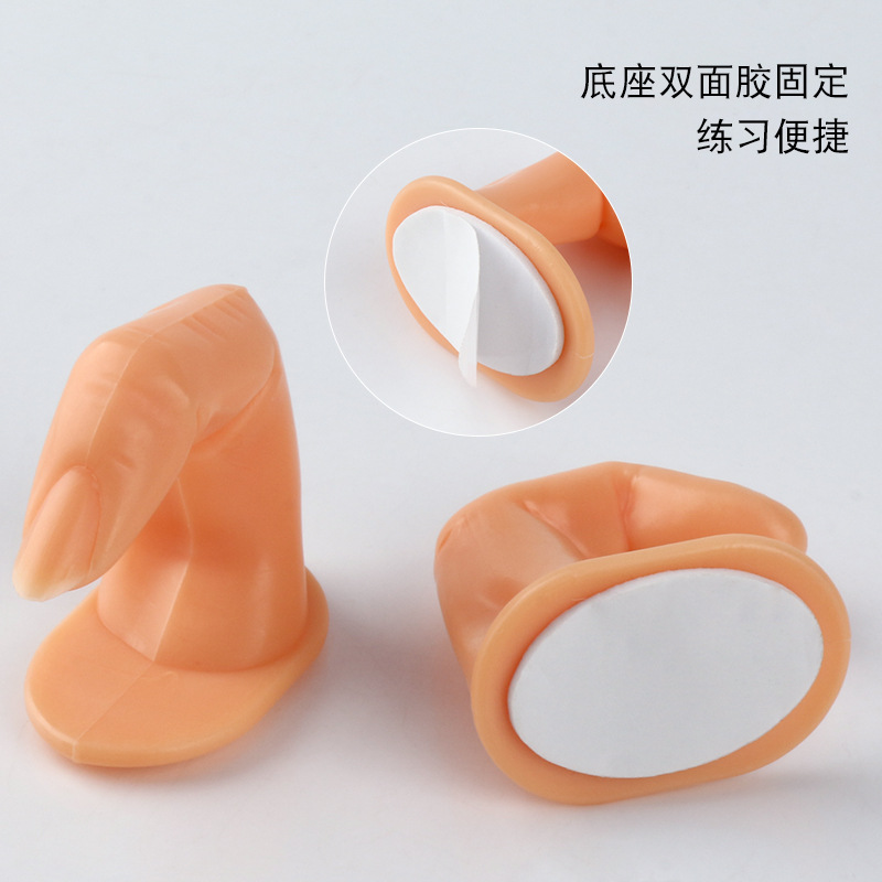 Beginner's practice tools for manicure artificial fingers: with or without nails, adhesive adhesive artificial fingers, and wholesale of simulated artificial nails details Picture