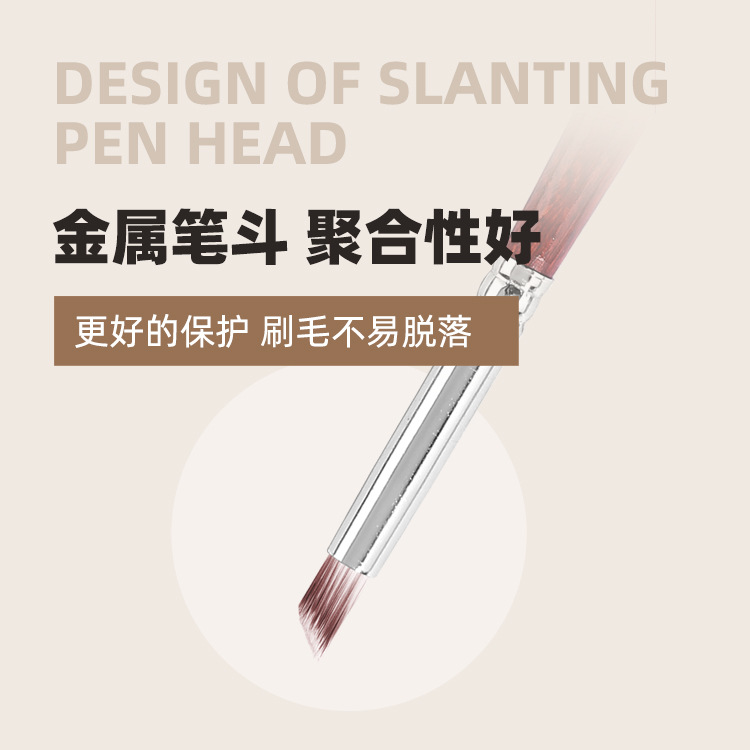 The factory supplies new nail art gradient smudging pen tools, redwood stick fine bristle brushes, and poking pens for beginners Specification image