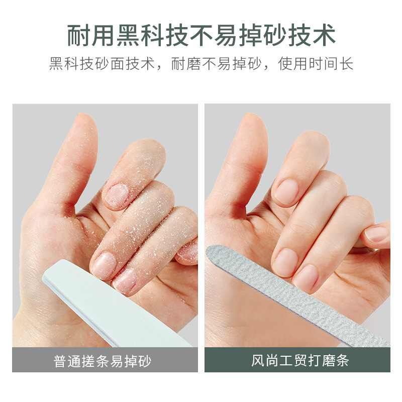 Gray and sanded nail files, double-sided rubbing strips, nail accessories, nail plates, nail grinding strips, polishing strips, nail rubbing strips Item Picture