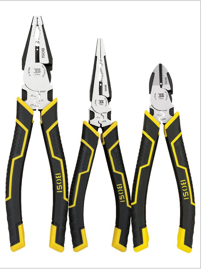 Persian multi-functional labor-saving pliers, wire cutters, diagonal pliers, diagonal pliers, pointed pliers, multi-functional pliers, 6-inch and 7-inch multi-functional folding knives, Japanese small tools, multi-functional folding pliers, multi-functional small knives, butterfly knives Item Picture