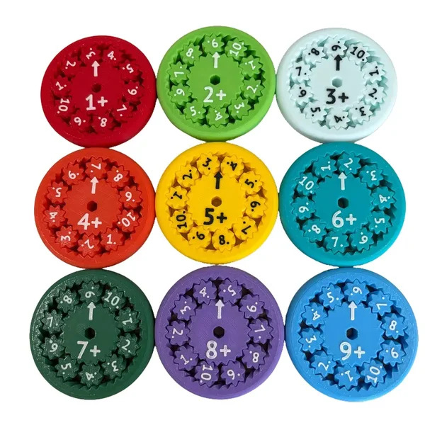 Math Fidget Spinners is a digital gear educational spinning toy used for learning arithmetic