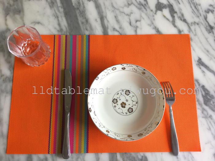 Placemats, coasters, bamboo bowls, ceramic heat insulation pads, woven anti-slip table MATS, household tableware mat sets pic 1