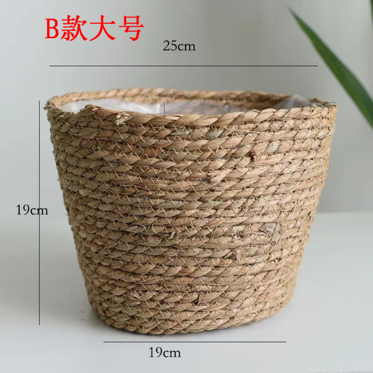 Flower POTS, papyrus rope flower baskets, large woven flower POTS, papyrus flower pot covers, rattan woven flower pot covers