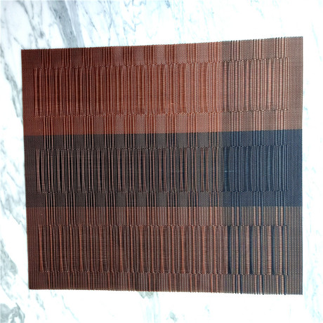 Teslin placemats, heat-insulating Western placemats, anti-slip placemats, bowl MATS, plate MATS, cup MATS, tea art MATS, jacquard gradient, bamboo joint pattern Specification image