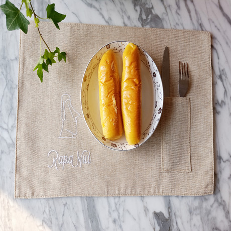 Thickened embroidered double-layer cotton and linen placemats with pockets, heat-resistant and heat-insulating pads, fabric coasters, table MATS, tea MATS and bowl MATS details Picture