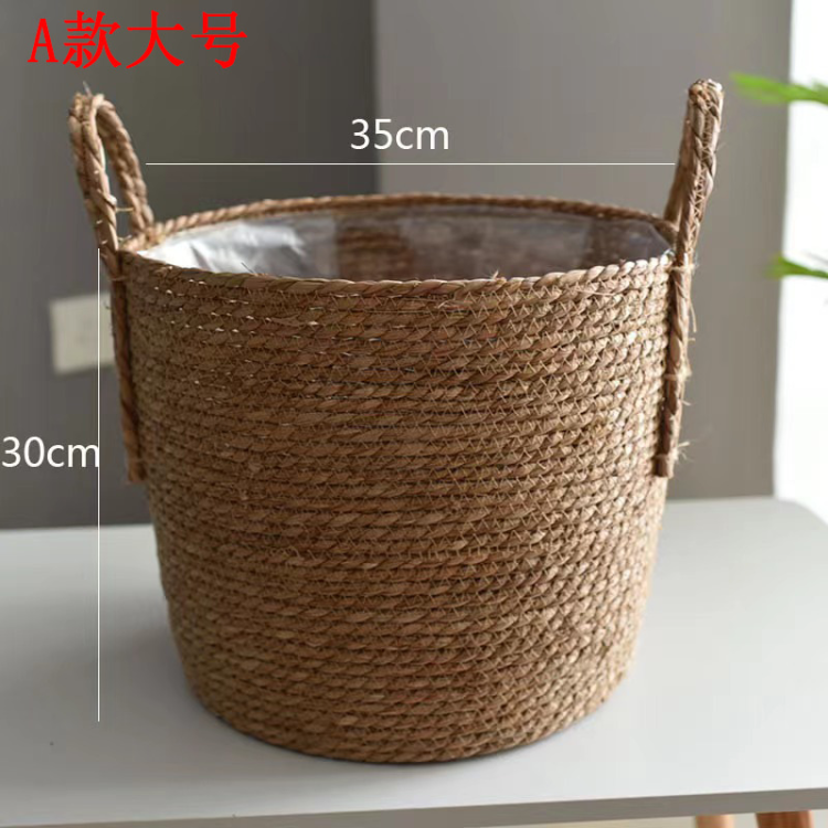 Flower POTS, papyrus rope flower baskets, large woven flower POTS, papyrus flower pot covers, rattan woven flower pot covers Specification image