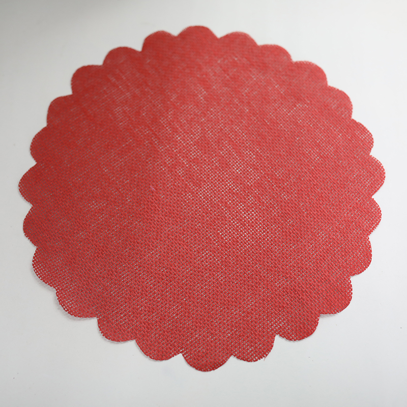 مفارش أطباق ورقية صحية وصديقة للبيئة ومبتكرة على شكل قلب على شكل نجمة خماسية ومنصات عازلة للحرارة