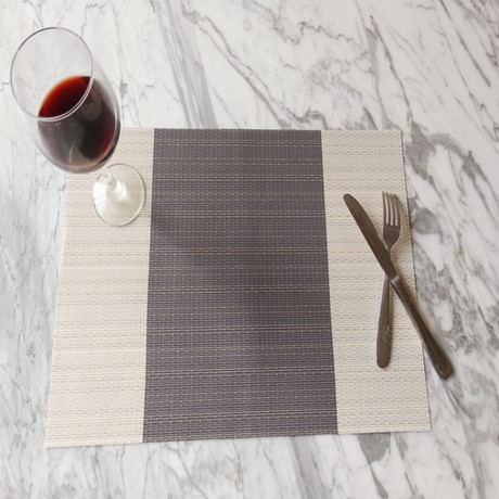 Premium jacquard Teslin placemats, table MATS, coasters, coffee MATS, tea MATS, outdoor travel and home fashion, bamboo joint pattern MATS Specification image