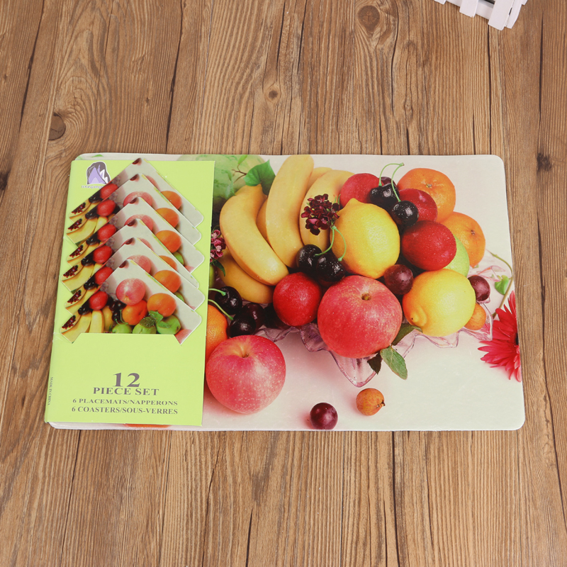 欧式防水餐桌垫防热垫创意餐垫锅垫长方形隔热垫