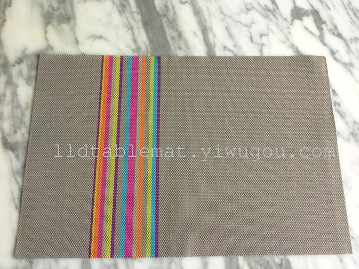 Placemats, coasters, bamboo bowls, ceramic heat insulation pads, woven anti-slip table MATS, household tableware mat sets pic 3