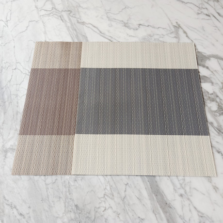 Premium jacquard Teslin placemats, table MATS, coasters, coffee MATS, tea MATS, outdoor travel and home fashion, bamboo joint pattern MATS Application Scenario