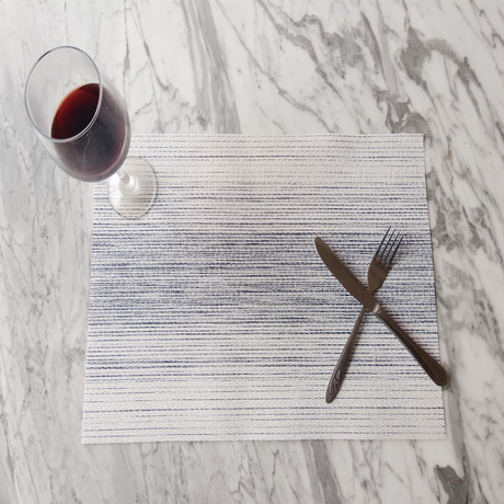 Premium jacquard Teslin placemats, table MATS, coasters, coffee and tea MATS, outdoor travel, home fashion, candy-colored stripes