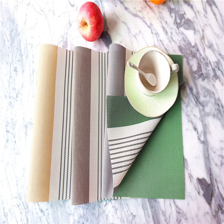 Teslin placemats, heat-insulating PVC Western placemats, anti-slip placemats, bowl MATS, plate MATS, cup MATS, tea art MATS, thickened jacquard woven Application Scenario