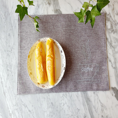 Double-layered coffee cups, embroidered cotton and linen placemats, Japanese and European style heat-insulating table MATS, plate MATS, bowl MATS and coasters are indispensable for home use details Picture