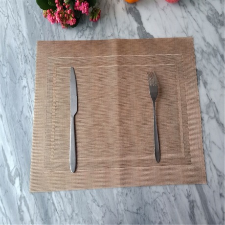 Premium jacquard Teslin placemats, table MATS, coasters, coffee MATS, tea MATS, outdoor travel and home fashion double-frame placemats details Picture