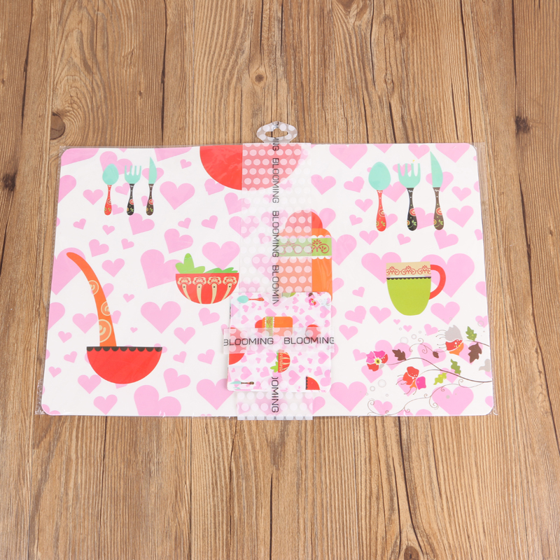 欧式防水餐桌垫防热垫创意餐垫隔热垫3D餐垫杯垫