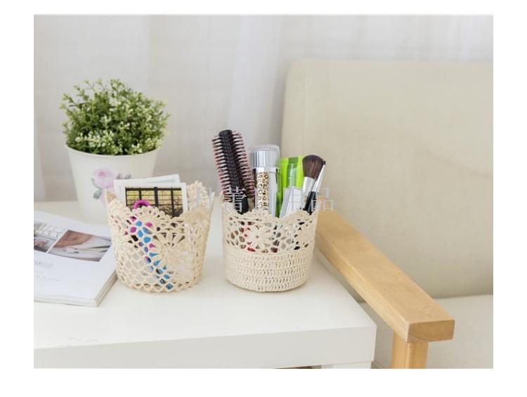 Living room desktop storage basket, bathroom and kitchen storage box, snack and toy storage and organization basket for daily odds and ends Specification image