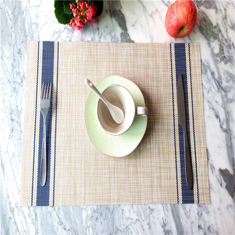Nordic-style pvc jacquard Teslin placemats, table MATS, coasters, coffee MATS, tea MATS, outdoor travel and home fashion