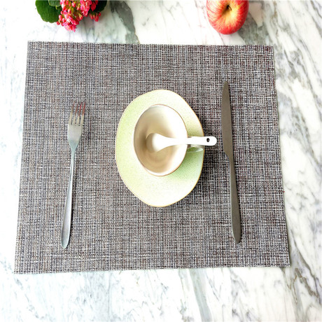 Wholesale pvc jacquard imitation Matterine placemats, table MATS, coasters, coffee MATS, tea MATS, outdoor travel, home fashion