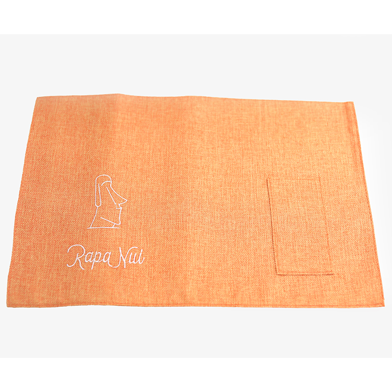 Eco-friendly thickened double-layer printed cotton and linen fabric placemats, Japanese and European style heat-insulating table MATS, plate MATS and bowl MATS Specification image