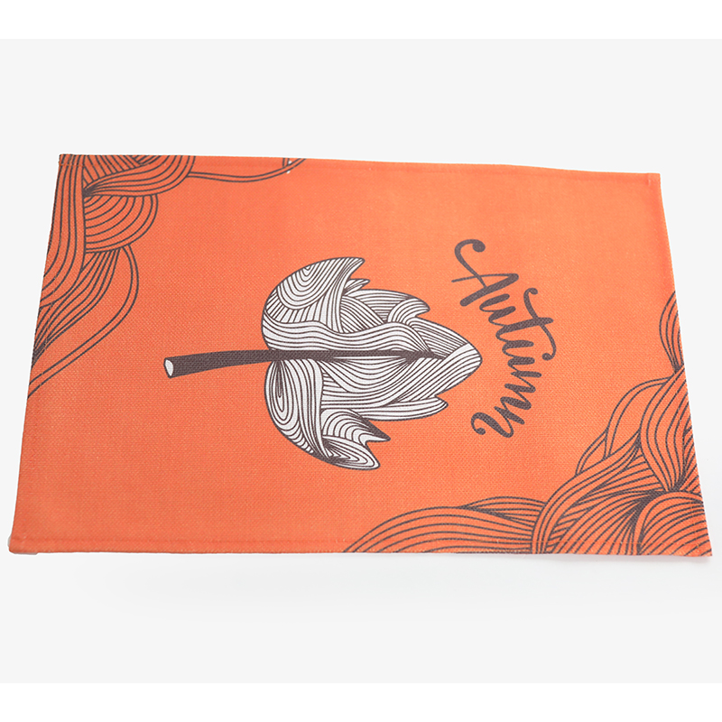 Creative European-style thickened printed waterproof Western placemats, cotton and linen pads, heat insulation pads and coasters can be customized Specification image