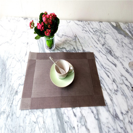 Teslin placemats, heat-insulating PVC Western placemats, anti-slip placemats, bowl MATS, plate MATS, cup MATS, tea art MATS, thickened diagonal frames Application Scenario