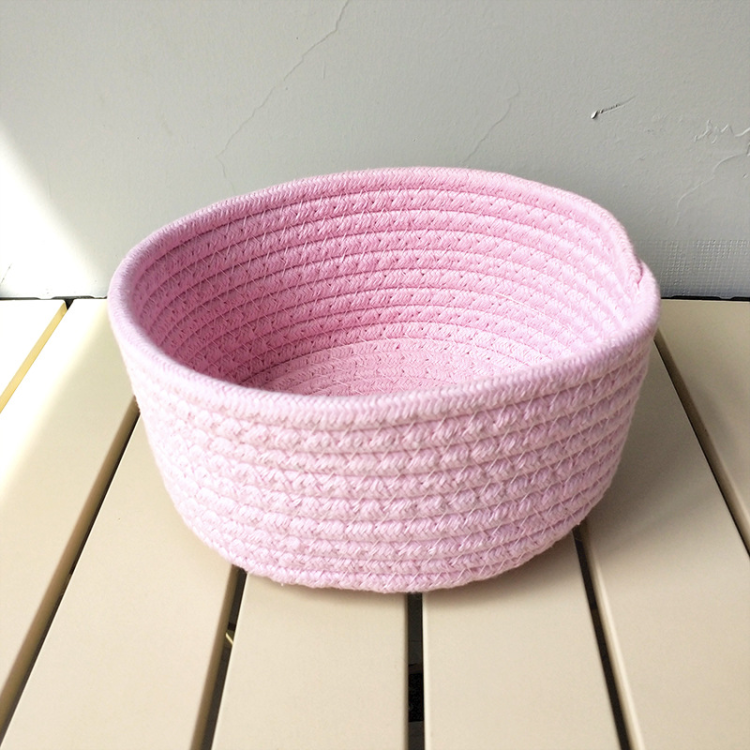 现代简约风收纳篮小型零食杂物客厅茶几置物篮梳妆台化妆品收纳盒