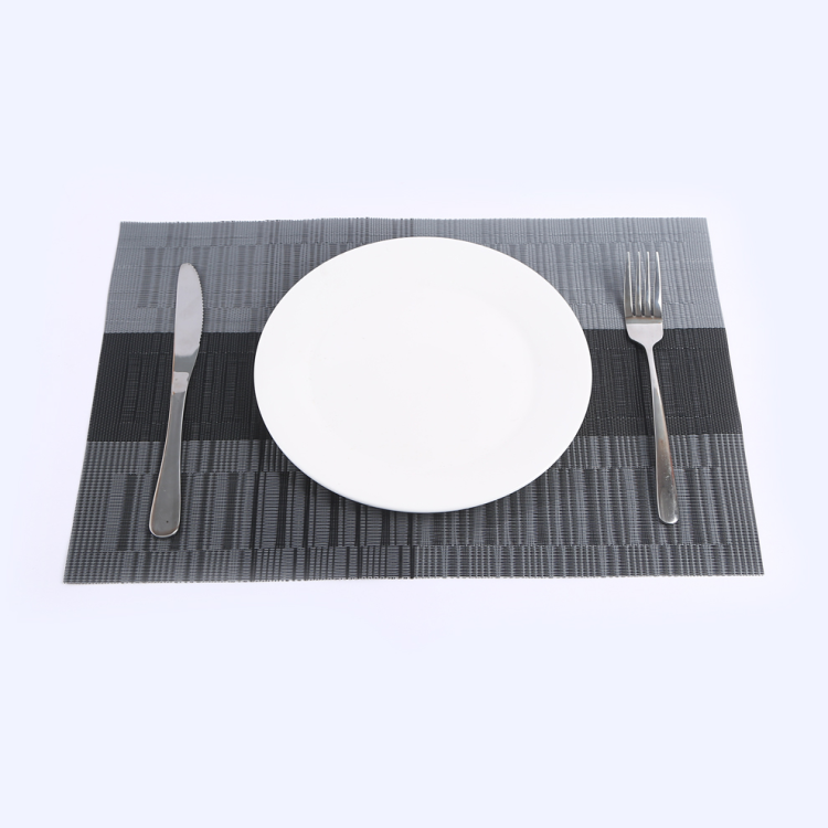 Household heat-resistant tableware MATS, rectangular waterproof, heat-resistant and heat-insulating MATS, European-style dining table MATS, Western placemats, stain-resistant and easy to clean Specification image
