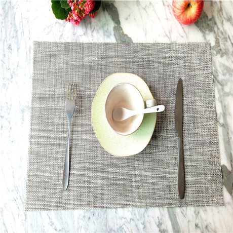 Wholesale pvc jacquard imitation Matterine placemats, table MATS, coasters, coffee MATS, tea MATS, outdoor travel, home fashion Application Scenario